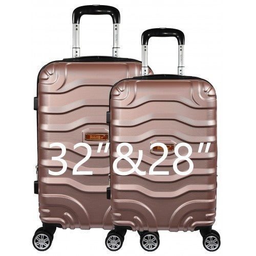 CL031-2 28" 32" 2-in-1 Set Hardside Expandable Luggage with Spinner Wheels