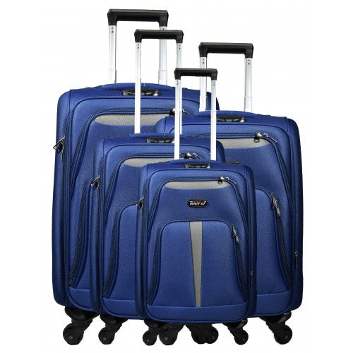 PG8870-4 20" 24" 28" 32" 4-in-1 Set Softside Expandable Luggage with Spinner Wheels