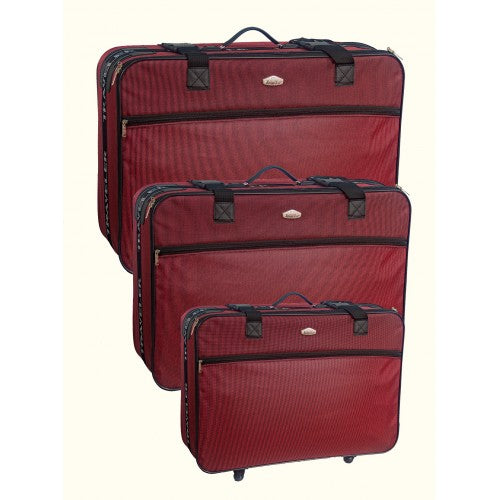 L990-3 29" 31" 33" 3-in-1 Set Softside Suitcase