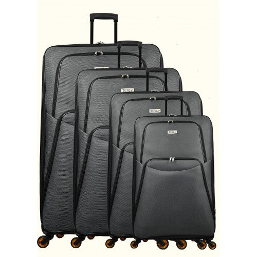 PG891-4 20" 24" 27" 31" 4-in-1 Set Softside Expandable Luggage with Spinner Wheels