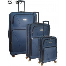 PG490-3 20" 27" 31" 3-in-1 Set Softside Expandable Luggage with Spinner Wheels